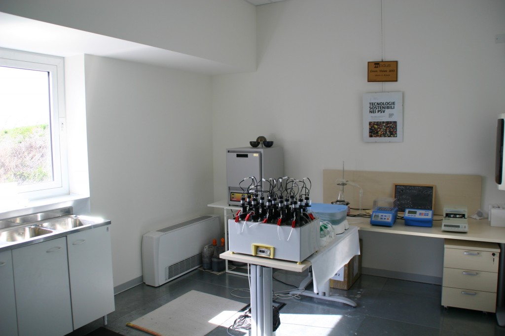 laboratorio para digestión anaeróbica biogás